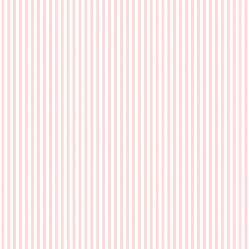 Brent 10cm x 53cm Matte Wallpaper Roll, Pink/White