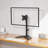 Single Monitor Stands Fits 13-32 Inch/17.6 Lbs Screen, Free-Standing Computer Monitor Mount, Monitor Desk Stand With Adjustable Height/Tilt/Swivel/Rotation, VESA Monitor Stand 75X75 100X100
