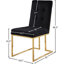 Chaise d'appoint en velours capitonné Chakevia-28747691-23542761