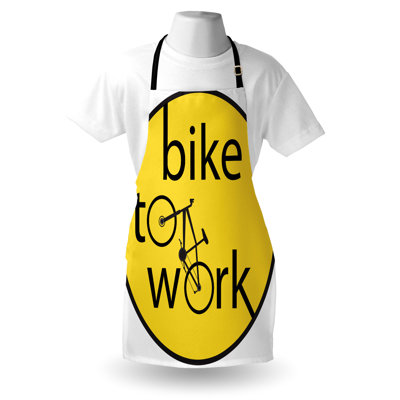 No Pattern Bib Apron