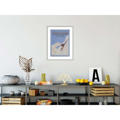 Affiche de voyage «Colorado Tops The Nation» par Inconnu - Reproduction giclée sur cadre