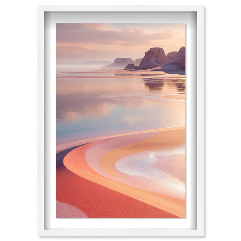 Coastal Dream Print by Oliver Gal, 11.5"H x 16.5"W, White Shadowbox