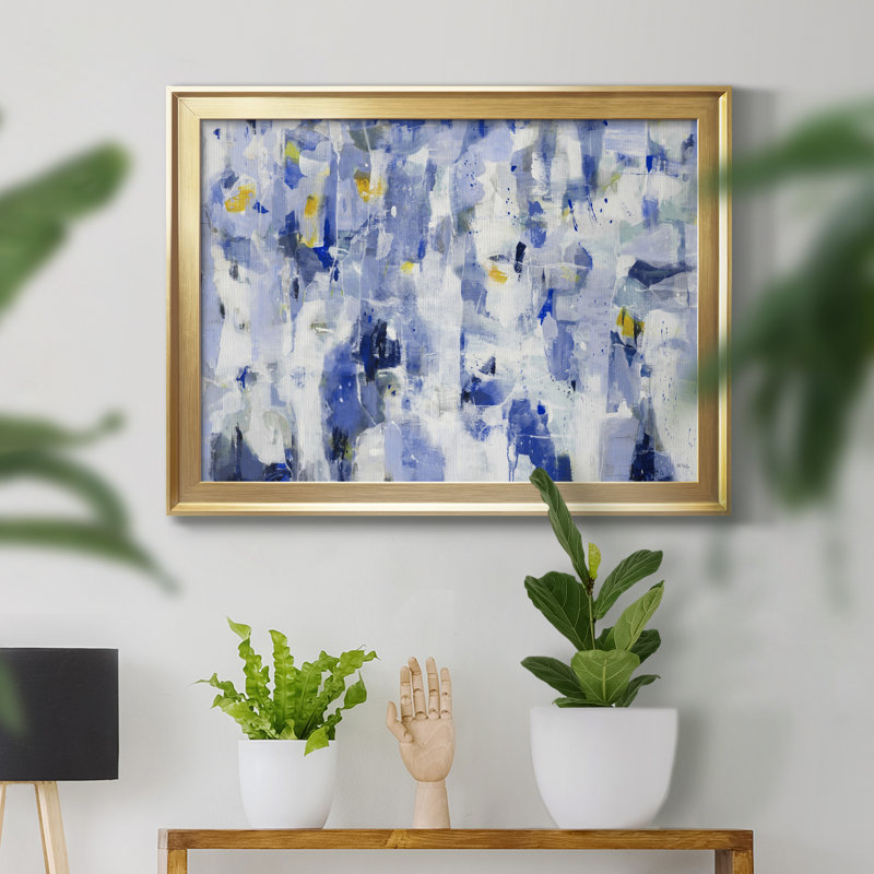 Impression sur toile, "Passing Through", Toile encadrée dorée, H 22,5 po x l 30,5 po x P 1,5 po