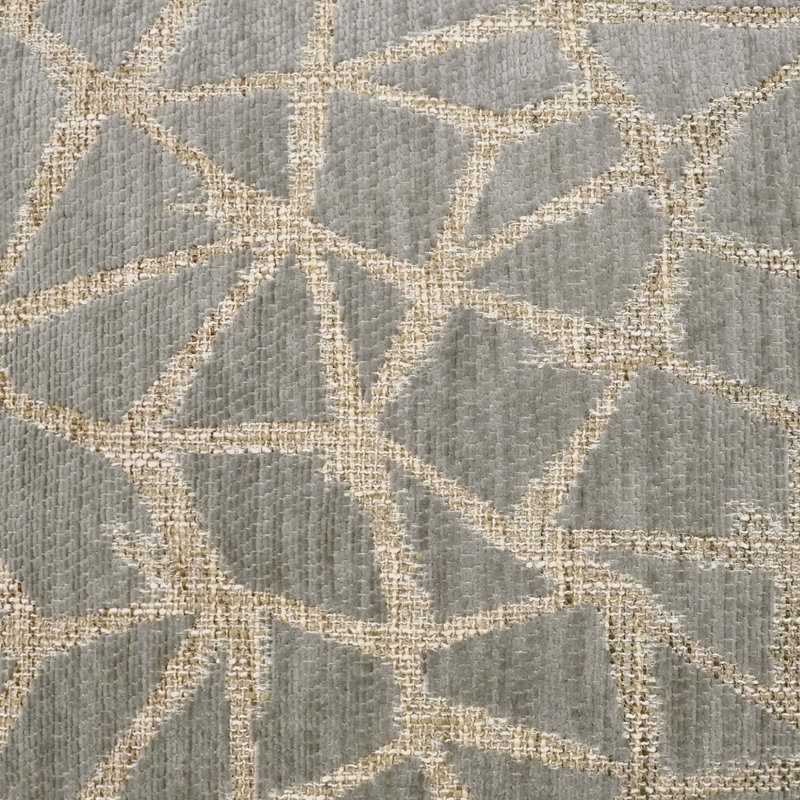 Crackle Pillow Cover & Insert, Square 20", Gray/Beige