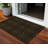 3' X 5' Brown And Black Medallion Washable Indoor Outdoor Area Rug