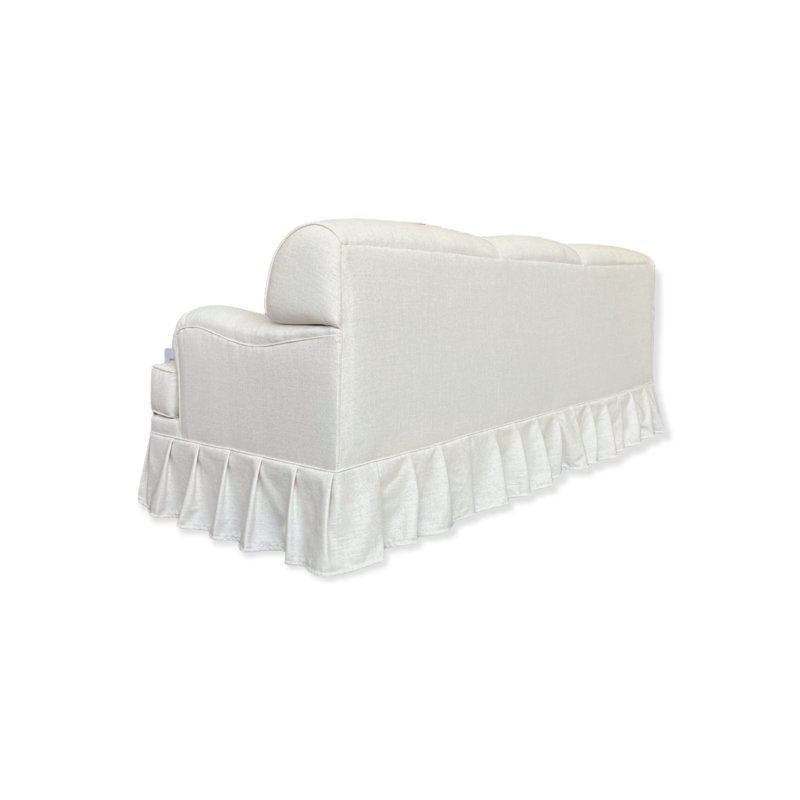 Renuka 84'' Upholstered Sofa, 84", Penelope Golden, Black