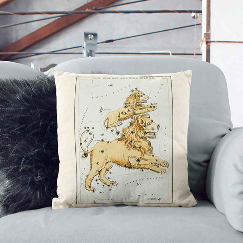 Square Throw Cushion, 40 x 40 cm, Stone