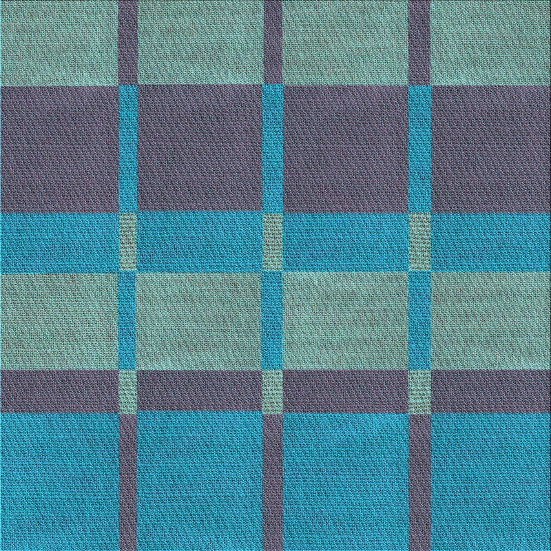 Tapis 100% à motifs lavables à la machine 2989, Carré 6 pi
