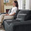 Canapé modulaire rembourré en velours côtelé avec 2 coussins Boneless-1716200668