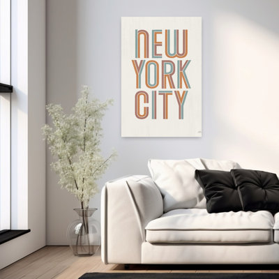 New York City Abstract Contemporary City Architecture Art