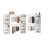 Impressions 25" Triple Tower With Top Shelves