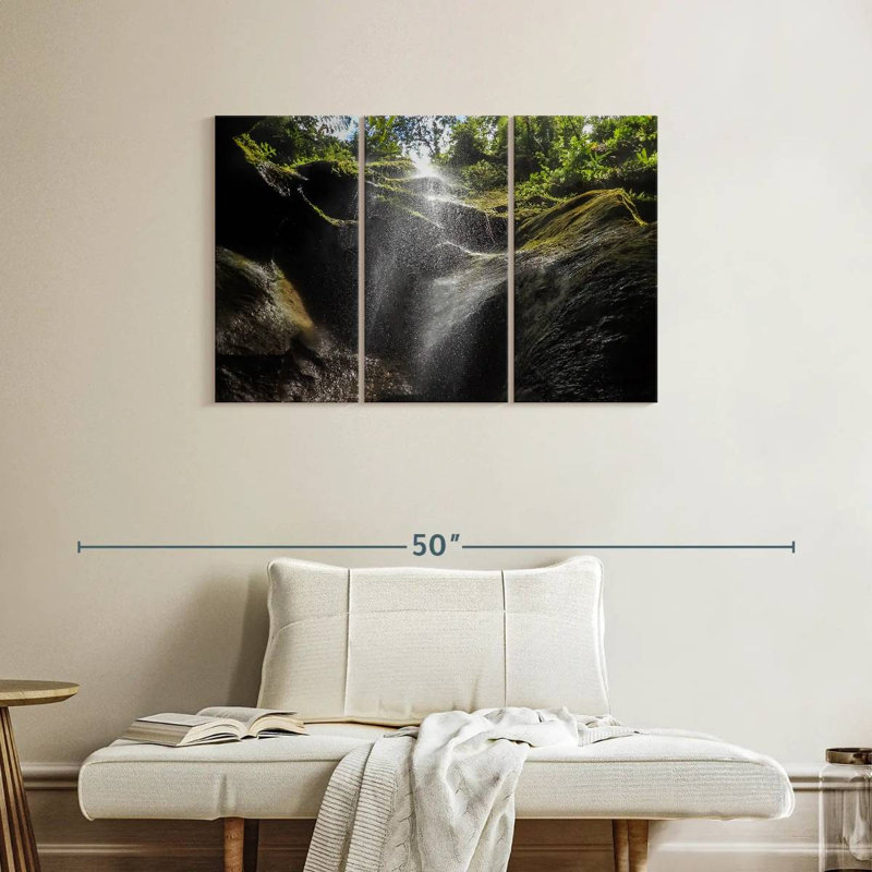 Alvord Dominica Secret Waterfall, 24" H x 38" W