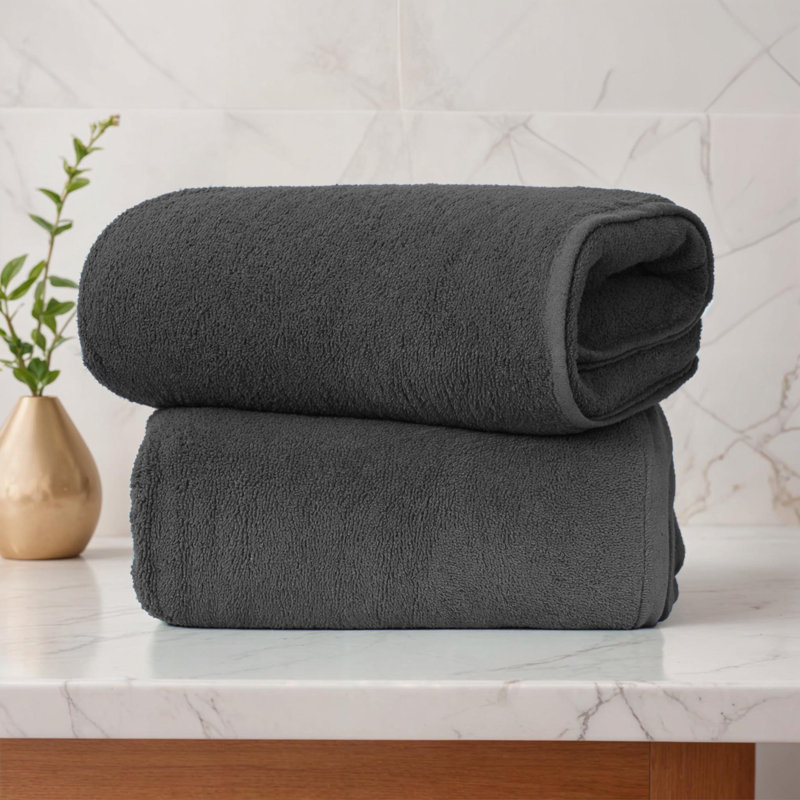 100% Cotton Bath Sheet, Charcol