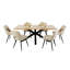 Metal Base Dining Table