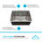 KBFmore Single Bowl Tight Radius Stainless Steel Kitchen Sink, 4 Pcs Sink Gadgets-89710313-89710317