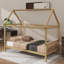 Lit simple pour enfant en forme de maison-2086260547