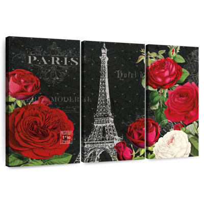 Lilie rouge Paris I noir