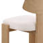 Ian Mindi Wood Upholstered Dining Chair, Cream (Set of 2)