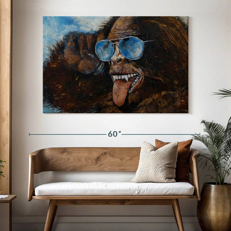 Brampt Cool Bigfoot, 34" H x 51" W