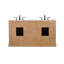 Ensemble de meuble-lavabo double 60 po Pardue-426896451