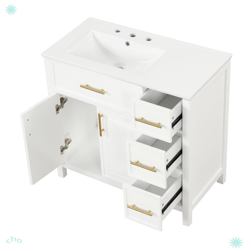 Meuble-lavabo 36 po avec comptoir d'évier