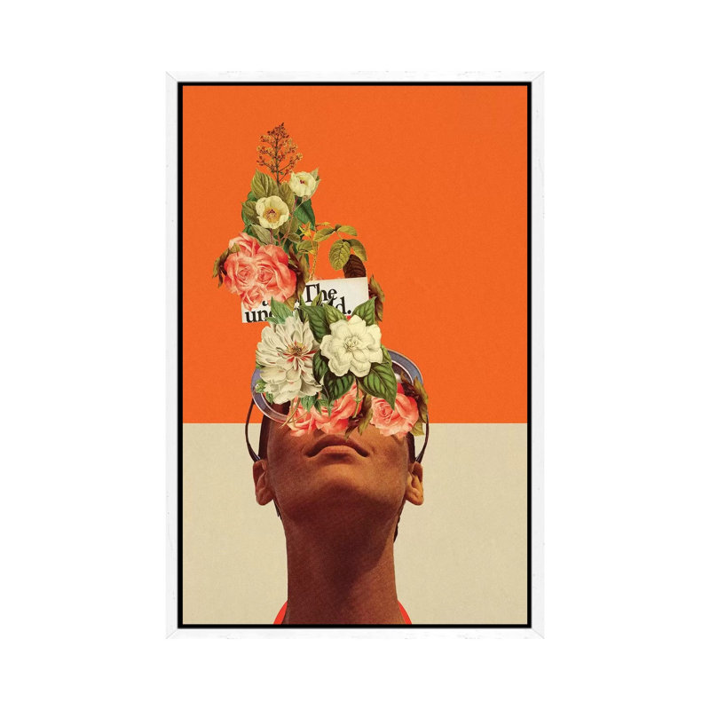 The Unexpected by Frank Moth - Print on Canvas, White Framed, 101.6cm H x 66.04cm W x 3.81cm D