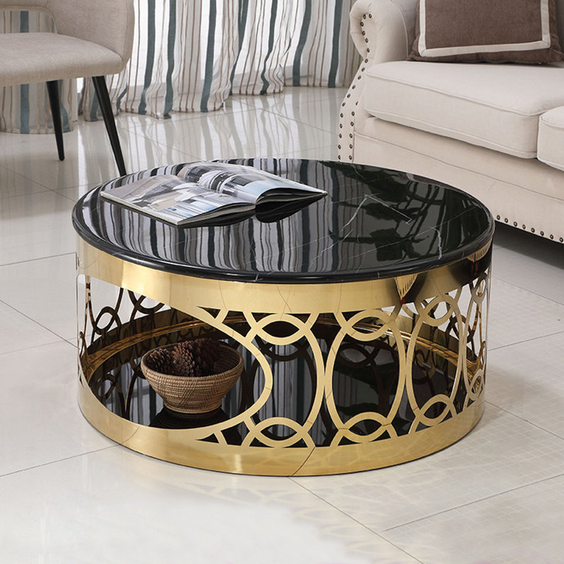 Table basse Simple, Noir, noir, noir, noir