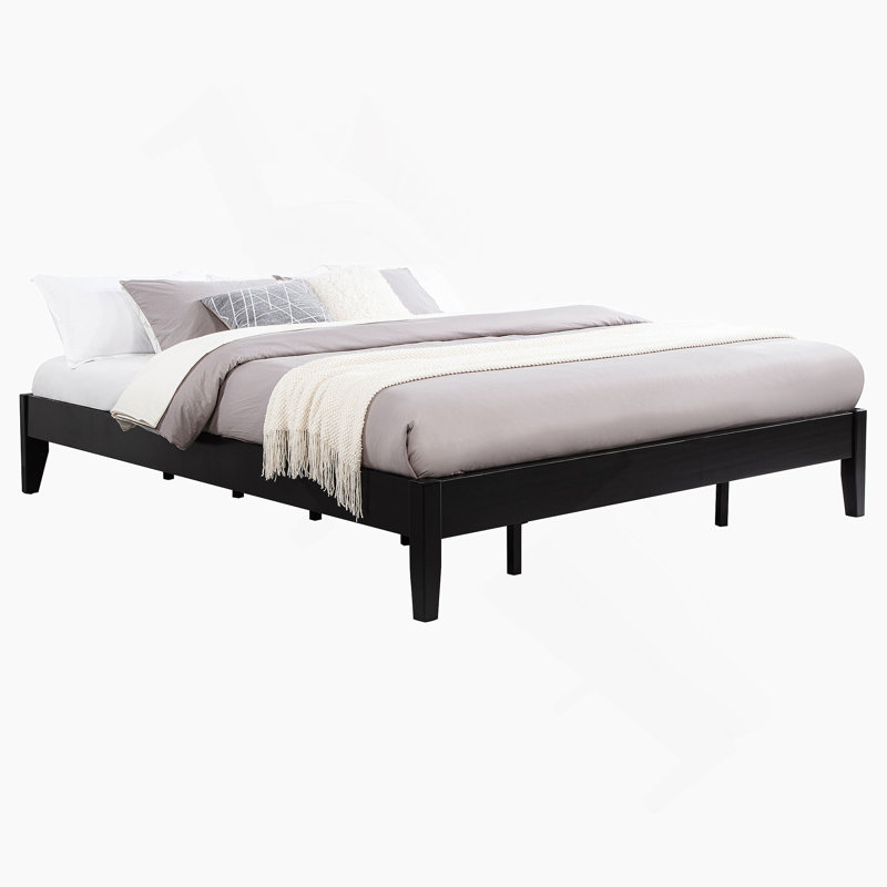 Lit plateforme universel pour très grand lit, idéal pour créer un ensemble de chambre à coucher confortable et élégant avec un design polyvalent.