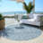 Everlee Washable Ikat Indoor / Outdoor Rug-390581304