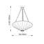 Sylvan 3 - Light Bronze Cone Pendant