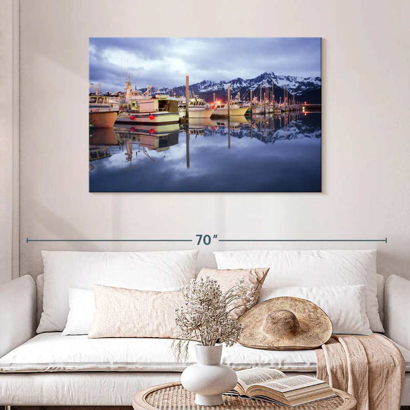 Mehar Alaskan Harbor Boat Dock, 30" H x 45" W