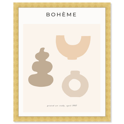 Minimal Vase Collection by Oliver Gal - Single Picture Frame Graphic Art