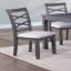 Table de salle à manger moderne 6 pièces avec 4 chaises d'appoint et un banc