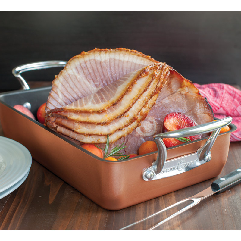 Rôtissoire antiadhésive en acier 14 po Nordic Ware