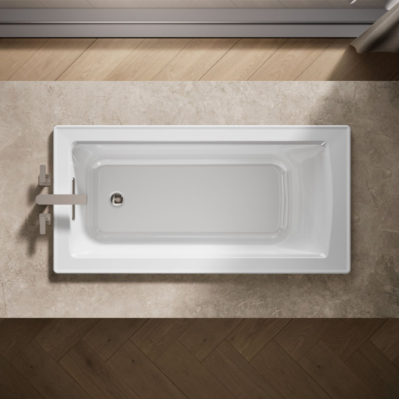 Archer 60" x 30" Soaking Bathtub, White