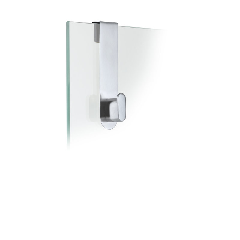 Polished Stainless Steel Over-the-Door Shower Hook
