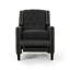 Fauteuil capitonné inclinable classique en tissu-388422979