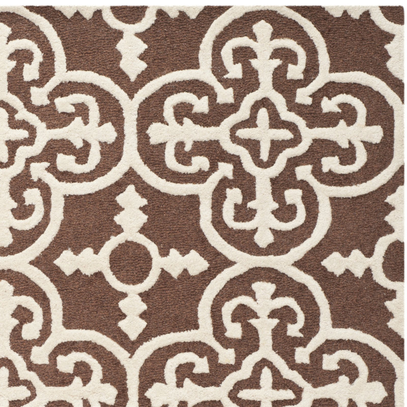 Cambridge Hand Tufted Wool Geometric Rug, Runner 2'6" x 6'