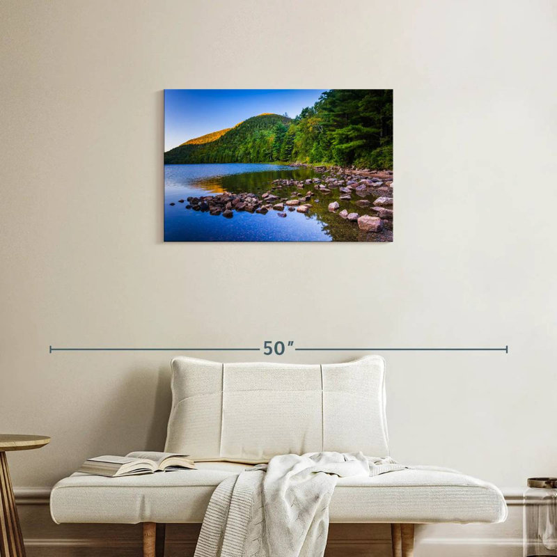 Tôt le matin à l'étang à bulles, H 20 po x l 30 po