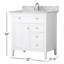 Ensemble de meuble-lavabo simple 32 po Ain-1158228350