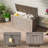 Yardgrace 90 Gallons Water Resistant Resin Lockable Deck Box-121429860