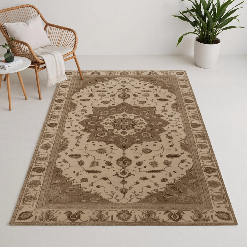 Tapis d'intérieur et d'extérieur Tabriz, Rectangle 5 pi x 7 pi