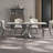 Simple light luxury rectangular dining table-107362828
