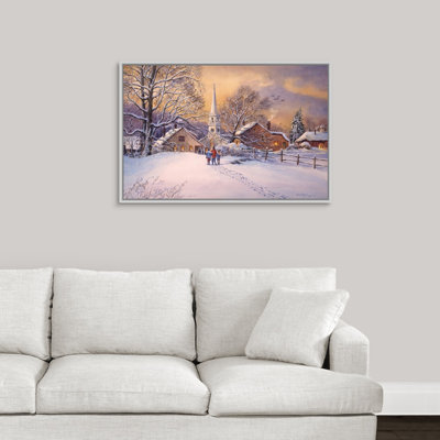 « christmas service » par jess hager, peinture sur toile