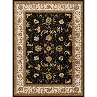 Manchester Black 2 ft. 7 in. x 9 ft. 10 in. Area Rug
