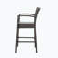 Tabouret de bar 46 po en osier (ensemble de 2)