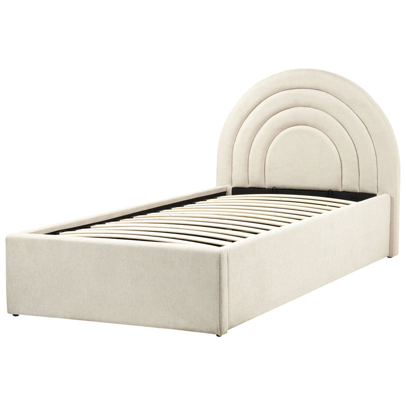 Bojko Upholstered Single (3') Lift Up Storage Ottoman Bed
