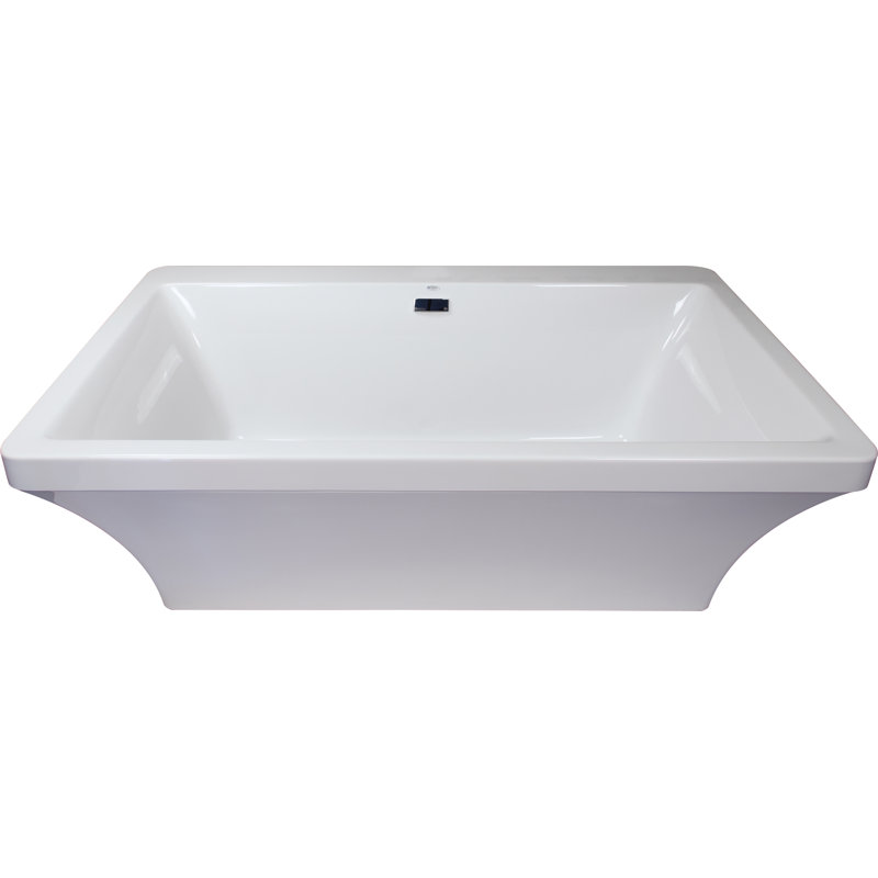 67'' x 36'' Freestanding Soaking Acrylic Bathtub