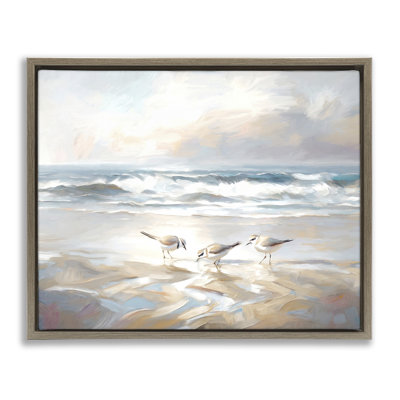 "Blue Haven Bay", art mural sur toile flottante par Ramona Murdock