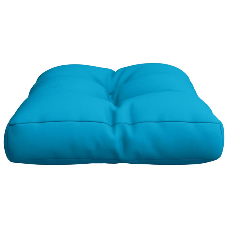 Outdoor Seat / Back Cushion, 19.7" x 15.7" x 4.7", Blue